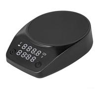 GLFLOW Electronic Coffee Bean Scale for Mini Weighing 0.1g Resolution, Timing Function, Portable Coffee Scale with Clear Display, Compact Size for Brewing Accessories