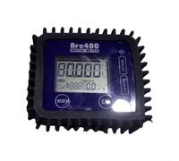 GLFLOW Electronic Digital Flow Meter 1/2 NPT, 2-30L/min Range For Oil And Fuel, 70 BAR Max Pressure, Cumulative Totalizer Gauge(Oil Gauge)