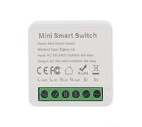 GLFLOW For Tuya Smart WiFi Switch Two-Way Control Breaker Compatible With Google Home Voice ABS White 4X4x2.5cm