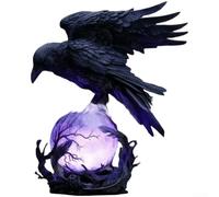 GLFLOW Gothic Night Light, Gothic LED Night Light with for Eagle for Sculpture, Glowing Orb Table Lamp for Christmas Holiday Decoration(Style A)