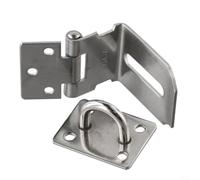GLFLOW Heavy Duty Stainless Steel 90 Degree Hasp And Staple(1pcs)