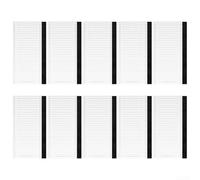 GLFLOW Hepa Filter Replacement Kit Compatible With For Lefant M3- And M3-Max Robot Vacuum Cleaner, Washable White Filter Paper, 4/10 Pack(10 PACK)