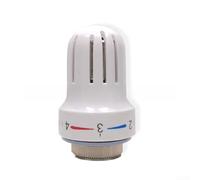 GLFLOW Hive Radiator Valve, Radiator Thermostat Head M30 X 1.5 Alloy And Plastic With Adjustable Temperature Settings And Frost Protection, White(1pc)