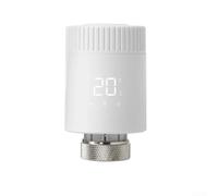 GLFLOW Hive Radiator Valve, Smart WiFi Programmable TRV Thermostatic Radiator Valve For Remote Heating Control With M30x1.5mm Connector, White(Zigbee-Modell)