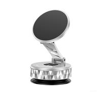 GLFLOW K13 Magnetic Car Phone Holder with Secure Suction Mount for Various Driving Situations (White)