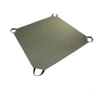 GLFLOW Large Garden Waste Bag Foldable Waterproof Lawn Clippings Collector Mat With Handle Outdoor Leaf Storage Tarp Green 144.8x144.8cm