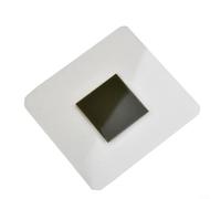 GLFLOW Magnetic Field Viewer Film 25X25mm Yellow, Portable Membrane For Visualizing Invisible Fields, Compatible With Curved Surfaces, Lab Quality Control Tool(E)