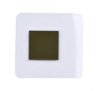 GLFLOW Magnetic Field Viewer Film 25X25mm Yellow, Portable Membrane For Visualizing Invisible Fields, Compatible With Curved Surfaces, Lab Quality Control Tool(B)