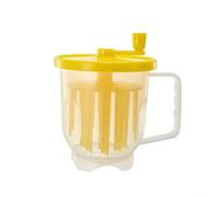 GLFLOW Microwave scrambled egg machine,Manual Egg Beater For Quick Mixing And Whisking, Compact Hand Push Rotary Whisk For Eggs, Milk Froth, Easy To Clean ABS Kitchen Tool