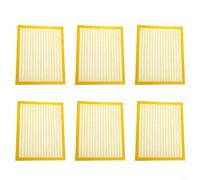 GLFLOW Plastic Queen Excluders 6-Pack For Beekeeping, Adjustable Hive Barrier To Control Egg Laying, White Or Yellow(45x55cm yellow)