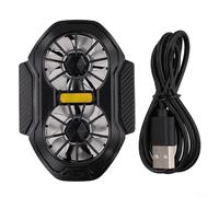 GLFLOW Portable For Gaming Phone Cooler with Two Cooling Modes and RGB Light for Intense For Gaming (Charging)