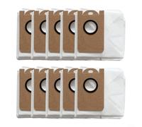 GLFLOW Replacement Dust Bags, Advanced Filtration System For Airzeen Q10 Pro Robot Vacuum Cleaner, Non-Woven Fabric 2.5L Automatic Emptying Home Cleaning(10 PACK)
