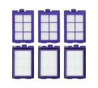 GLFLOW Replacement Filter For RoboVac X8 for HYBRID Robot Vacuum, Washable Fleece Motor Protection Screen, Easy Install, 2/6 Units(6 PACK)