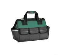 GLFLOW Robust Tool Storage Bag With Thickened Canvas, Water Resistant Laminated Fabric And Heavy Duty Rubber Bottom For Professional Electrician Use(B)