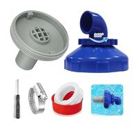 GLFLOW Rotatable Pool Inlet Nozzle Set, 360° Adjustable For 32 Mm Connection, ABS Material, Blue(Suit B)