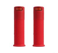 GLFLOW Scooter Handle Grips Professional Mountain Bicycle Grips With Soft Anti-Slip Rubber With LED Turn Signals Wireless Remote Control For Xiaomi For M365 Grey Black(red)