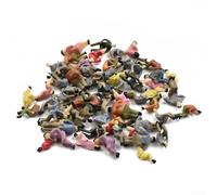 GLFLOW Seated Model Railway Figures 1:87 HO Scale Painted People Miniatures For Train Layouts Set Of 60
