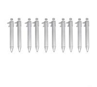 GLFLOW Set of 10 Multifunctional 0 5mm Gel Ink Pens Featuring Vernier Caliper Design for Accurate Measurement and Smooth Writing, Suitable for Office and Children