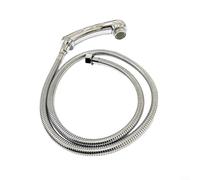 GLFLOW Shampoo Bed Hose, Handheld Salon Shampoo Shower Head With 70 Cm Hose, Gentle Spray, For Shampoo Beds And Sinks, Silver