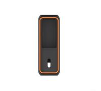 GLFLOW Silicone Case for Anker Zolo Power Bank 25000mAh 165W, Full Wrap Protection with Precise Cutouts, Black White Orange, 16.1 x 5.9 x 5.7 cm(Black Orange)