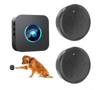 GLFLOW Smart Wireless Dog Doorbell For Potty Training, Large Touch Area, 55 Tones & 5 Volume Levels, Memory Function For Pets(1 Receiver+ 2 Button)