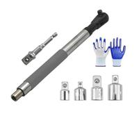GLFLOW Socket Extension Bar, High Torque Chrome Steel Ratchet Extender with Non-Slip Handle 1/2 Inch