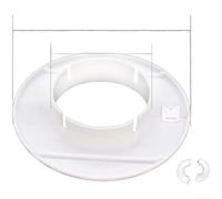GLFLOW Split Type Wall Hole Cover, For AC Pipe 34Mm-170mm PP Decorative Insert White For Home And Commercial Use(E)