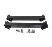GLFLOW Triangular Post Hardware, 2Pcs Outdoor Gazebo Brackets, Black Inclined Support Rods For Wooden Pavilion, Garden Structure Kit