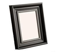 GLFLOW Wall Decor, 10 Inch Picture Frame Black, Vintage Black 10 Inch Photo Frame For Wall Or Table Display, Resin Picture Frame With Rotating Sawtooth Hook(Ancient Black)