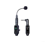 GLFLOW Wireless UHF Sax Microphone System 16 Channel Low Latency High Sensitivity Metal 95x25mm for Live Performance Musicians (One to one)