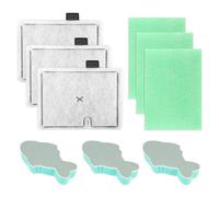 GLGHMH 9PCS Finest-Filters Compatible, Compatible with Interpet Internal Cartridge Filter CF1, Aquarium Filter Cartridges Replacement Kit with 3 Filter Cartridges, 3 Algaway Pads & 3 Cleaning Tools