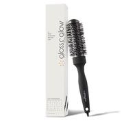 Professional Salon Round Brush with Ceramic Coating for Blow Drying - Salon Blowout Styling. Quick Styling and Voluminous Hair. (1.3 inch)