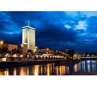 GLHUIOZ 1000 Piece Jigsaw Puzzle Educational Puzzle Family Game Gift for Adults and Kids Vienna Austria Rivers Danube Canal 75x50cm