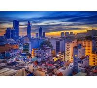 GLHUIOZ 1000 Piece Jigsaw Puzzle for Adults - Family Game Stress Reliever Difficult Challenge Puzzle for Adults Kids Vietnam Saigon 75x50cm