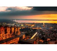 GLHUIOZ 1000 Piece Jigsaw Puzzle for Adults - Family Game Stress Reliever Difficult Challenge Puzzle for Adults Kids Greece Thessaloniki 75x50cm