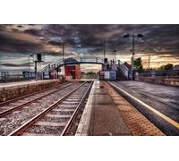 GLHUIOZ 1000 Piece Jigsaw Puzzle for Adults-Puzzles 1000 Pieces for Teenagers Gifts - Relax Puzzles Games-Brain Teaser Puzzle Railroads Carnoustie 75x50cm
