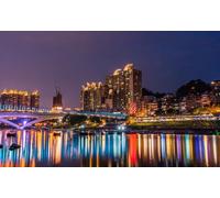 GLHUIOZ 1000 Piece Jigsaw Puzzle | Sustainable Puzzle for Adults | Premium 100% Recycled Board | Great Gift for Adults | Taiwan Rivers Bridges Marinas 75x50cm