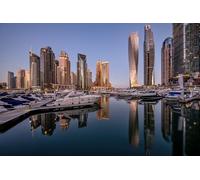 GLHUIOZ 1000 Piece Jigsaw Puzzles for Adults - Emirates UAE Dubai Yacht Marina 75x50cm