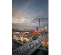 GLHUIOZ 1000 Piece Jigsaw Puzzles for Adults - Germany Berlin Bridges Rivers 75x50cm