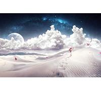 GLHUIOZ 1000 Piece Jigsaw Puzzles for Adults Kids - Path,Wind,Desert,75x50cm