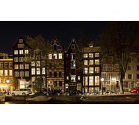 GLHUIOZ 1000 Piece Jigsaw Puzzles for Adults - Netherlands Amsterdam Street 75x50cm