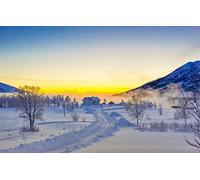 GLHUIOZ 1000 Piece Jigsaw Puzzles for Adults - Norway,Lofoten Islands,75x50cm