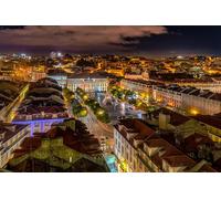 GLHUIOZ 1000 Piece Jigsaw Puzzles For Adults | Recycled Puzzleboard | Jigsaw Puzzles For Adult Portugal Lisbon Town 75x50cm