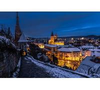 GLHUIOZ 1000 Piece Puzzle - Adults Teens Kids Jigsaw Large Puzzle Toys Gift Educational Intellectual Decompressing Fun Family Game Germany Esslingen 75x50cm