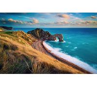 GLHUIOZ 1000 Piece Puzzle - Adults Teens Kids Large Gift tional Intellectual Decompressing Fun Family Game England,Dorset,Jurassic Coast,75x50cm