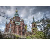 GLHUIOZ 1000 Piece Puzzles for Adults Jigsaw Puzzles for Adults Finland Helsinki Temples Uspenski 75x50cm