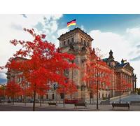 GLHUIOZ 1000 Piece Puzzles for Adults Jigsaw Puzzles for Adults Germany Berlin Reichstag 75x50cm