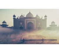 GLHUIOZ 1000pc Cute Jigsaw Puzzle - Every Piece is Unique - Challenging Adult Family Fun Game Taj Mahal India mausoleum Agra 75x50cm