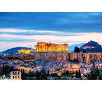 GLHUIOZ 1000pc Premium Jigsaw Puzzle - Every Piece is Unique - Challenging Adult Family Fun Game Greece Ruins Acropolis 75x50cm