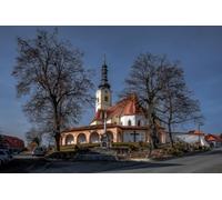 GLHUIOZ 1500 Extra Large Piece Puzzle For Adults - Easy Adult Jigsaw Puzzles, Jigsaw Puzzle Gift, Austria Church Sankt Marein 87x57cm